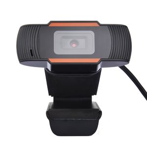 Caméra Web USB Webcam HD 720P avec micro à absorption pour Skype pour caméra d'ordinateur rotative