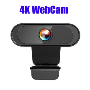 Usb Webcam 4K 2K 1080P Full HD Camara Para Computadora De Pc Computer Web Cam Cámara térmica Tablet Auto Focus con micrófono