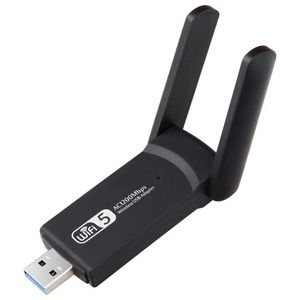 Adaptateur WiFi USB 1200 Mbps Carte de réseau USB 1200 Mbps Dongle USB LAN ETHERNET Double bande 2.4g 5.8g