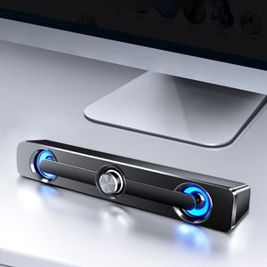 USB Wired Powerful Computer Bar Stereo Subwoofer Bass Speaker Surround Sound Box PC Laptop Phone Tablet MP3