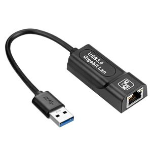 Adaptateur Ethernet USB 3.0 vers Rj45 Lan, carte réseau 10/100/1000 Mbps pour Windows 10 Macbook Xiaomi Mi PC