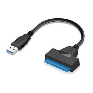USB30 Easy Drive Line SATA vers USB Câble adaptateur USB 25 pouces Câble adaptateur de disque dur SSD pour le transfert de données à haute vitesse et utilisation pratique