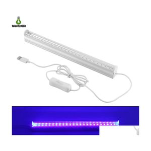 Luces ultravioleta T5 6W Esterilizador germicida Luz LED 24LED USB 5V Traviolet Tubo de barra portátil lineal para DJ Party Drop Delivery Lights DHC5S