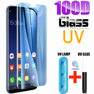 UV Tempered Glass For Samsung Galaxy S10 S21 S22 Plus S9 S8 Screen Protector S20 e S 9 8 Note 20 Ultra 8 9 10