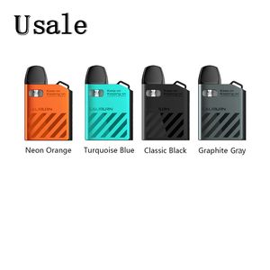 Kit de pod Uwell Caliburn AK2 avec batterie intégrée de 520 mAh Cartouche de 2 ml 0,9 ohm UN2 Bobine maillée 15 W Dispositif de vape à fenêtre visible 100 % authentique