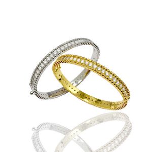 Brazalete en V Pulsera en V Edición estrecha de moda Caleidoscopio Molino de viento de la suerte Brillante y pegajoso Estrella del cielo completo Pulsera con borde de cuentas redondas para mujer