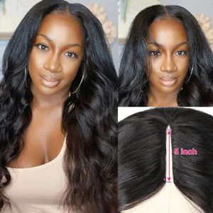 V Part Wig Wave Body Wave Human Hair Bodband Real Human Hair Wig Da paraadilla en forma de V en forma de V