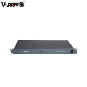 V-show DMX répartiteur amplificateur de Signal 8 ports DMX répartiteur machine de scène