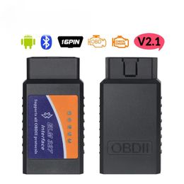 V2.1 OBD mini ELM327 OBD2 Bluetooth Scanner automatique OBDII 2 voiture ELM 327 testeur outil de Diagnostic pour Android Windows Symbian