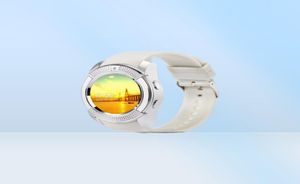 V8 GPS Smart Watch Bluetooth tactile Smart Wristwatch avec caméra SIM Card Slot Smart Bracelet Smart pour iOS Android IPH4385510