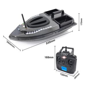 V900 Fishing Bait Boat GPS Remote Contrac Boulau Double Motor RC Fish Finder 1.5 kg Cruise / retour / Route Contrôle 500M