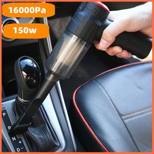 Aspirateurs 16000pa Aspirateur Sans Fil Forte Aspiration Outils De Nettoyage De Voiture De Poche Pour La Maison Sans Fil Portable Mini Batterie Sèche Humide 230703