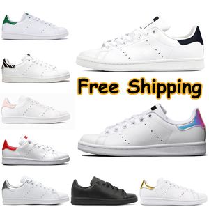 Zapatos casuales de diseñador stan smith para hombres  Triple Black White Navy Oreo Rainbow sneakers al aire libre Zapatos para caminar