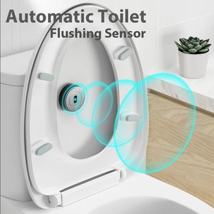 Válvulas de inodoro, Sensor de descarga automática, descarga de defecación doméstica, cuerpo humano, taburete fuera del asiento, descarga de inducción urinaria 231124