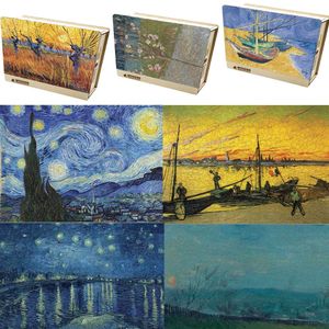 Van Goghs Starry Sky Animal Puzzle Puzzle Board Game Family Intellectual Toys for Kids Adults Wood Landscape Jigsaws 240428