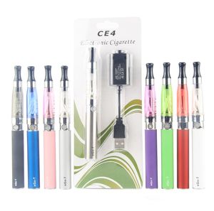 Vape CE4 EGO Vaporisateur Single Blister Single Pan Ugo Stylo Starter Kit 650 900 1100MAH 510 Chargeur de fil DHL