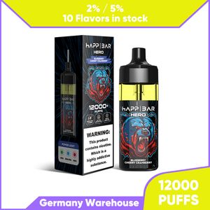 Vapes 12k bouffée de pastèque glace stylo à vapeur jetable cigarettes électroniques 5% recharge de dosette de vapeur séparation du noyau d'huile vape 12000