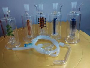 Variété d'accessoires de bangs en verre avec capuchons colorés, Pipes à fumer en verre colorées mini multicolores Pipes à main