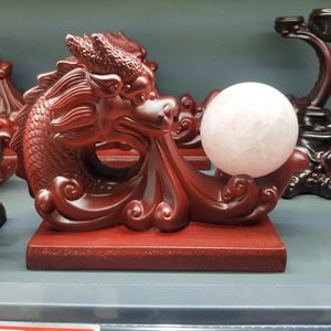 Soporte de exhibición de madera con varias formas de animales, Base para bola de cristal, esfera, globo, decoraciones de piedra, estante redondo sin bola 256h