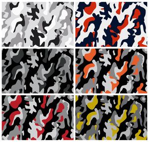 Différentes couleurs Snow Ubran Camo Vinyl Wrap autocollant Camouflage Car Wrap couvrant feuille avec bulle d'air taille libre 1.52x30m/Roll 5x98ft