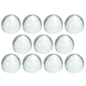 Vases 10 pcs clair verre marbre vase décoration jeu perles pour remplissage ornements artisanat remplissable gemmes marbres