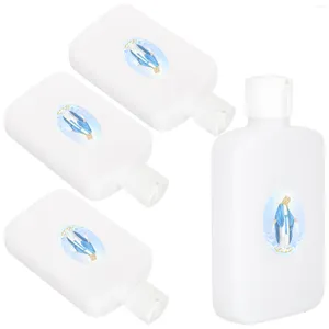 Jarrones 6 PCS El regalo Botella de agua bendita Decoraciones de bautismo para niños Boda Cristiana Exorcismo a granel Recargable Pequeño bebé