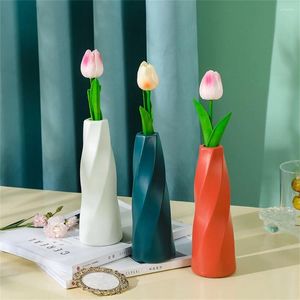 Vases Vase à fleurs Style européen décoration de la maison adapté au mariage et à l'activité léger simple hydroponique créative