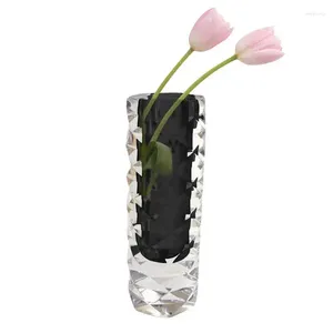 Vases géométriques Vase Fleur 3D Rhombus acrylique épaississeur Bubble pour la décoration de la maison