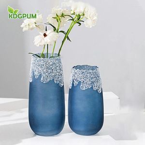 Vases nordic ins Simple Grosted Vase Creative Snowflake Side Salle Room Ornement Flower Arrangement Flower