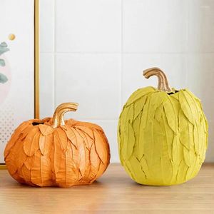 Vases Orange Ceramic Vase Creative Pumpkin Pineapple Forme Dry Flower For Home Living Room Office Ornement Ornement Decoration