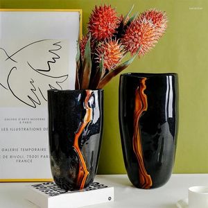 Vases peintes hydroponiques Fleurs Pots Creative Couleur Verbe Vase Vase Bureau Fleur Maison moderne MOT MOT MOTRES