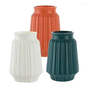 Vases Simple Modern Flower Vase White Ceramic Chinese Style conçu une poterie unique pour les fleurs artificielles Homedecor