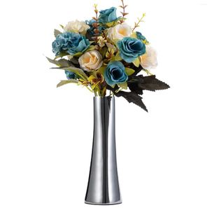 Vases En Acier Inoxydable Vase À Fleur De Table Support En Métal Décoratif Décoration De La Maison Arrangement Floral