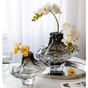 Style des vases Decoration décoration Stand Classic Nordic Minimalist Home For Flogting Flowers Modern Vase Luxury Glass Room Living