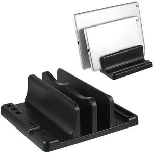 Vaydeer Plastic Vertical Stand Stand Holder Adjustable Desktop Notebook Dock Espace Économie 3 en 1 support de support de support