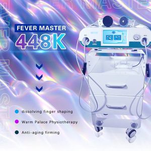 VE Fever Master Fat Removal Post Récupération de dommages musculaires RET RF 448k Bio Stimulation électrique Minceur Machine Tecar Machine de soulagement de la douleur