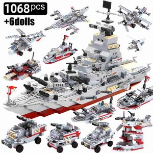 Vehicle Toys STEM Building Set Toy 1068pcs Construction Cruiser Ocean Ship Building Toy for 6 Years Up Boys 25 Models EngineeringL231114