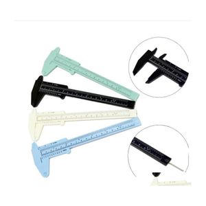 Vernier Calipers Calibrador de plástico Micrómetro 0150 mm Mini Estudiante Rer Estándar Abs Herramientas de medición precisas Entrega de gotas Offi Dhlmp