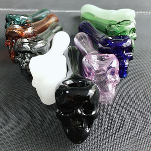 Muy popular Glass Oil Burner Pipe Ash Catcher GlassOil Rig Water Pipes Hand Pipee Skull Dab Rig Bongs WaterPipes