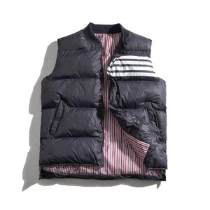 Chaleco acolchado para hombre y mujer, chaqueta acolchada de marca de lujo, relleno de plumón de pato 90%, la mejor versión, tela impermeable a prueba de viento, venta al por mayor