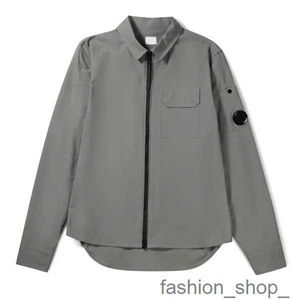 Veste cp Cp vestes Comapnys manteau une lentille chemise à revers vêtement teint utilitaire surchemise extérieur pierres île vestes 2 BXB7