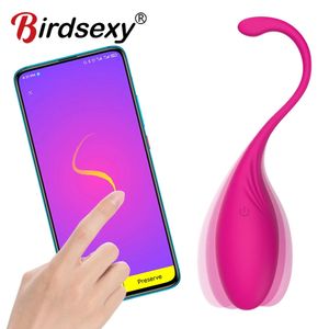 Oeuf vibrant Sex Toys Vibromasseurs pour femmes App Télécommande sans fil G Spots Bullet Vaginal Kegel Balls Bluetooth Vibrer pour adultes 240309