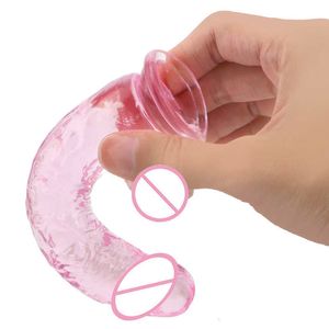 Vibrador Juguetes para adultos OLO G-Spot Dildo con ventosa fuerte Mini pene artificial realista Masturbación femenina Sexo para mujeres hombres 2RFC