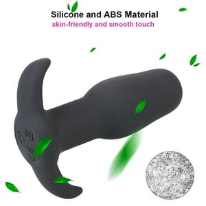 Vibrador Juguete sexual 8 cm Vibrador Butt Plug Vibradores anales para mujeres Consoladores vaginales Hombres Masajeador de próstata Productos para adultos Erótico inalámbrico T5V6 JRUF