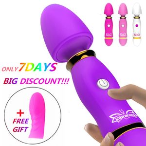 Vibrateurs 12 vitesses Vagina vibratrice Stick for Women Magic Av Wand Massager Femme Masturator GSPOT Sex Toy Toy Shop Clitoris Stimulateur 230811