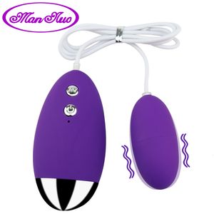 Vibrateurs Oeuf Vibrateur 10 Vitesses Puissant Balle Vaginale Produit Sexuel Télécommande Jouets Vibrants pour Femmes Piles AAA 230925