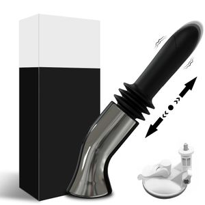 Vibrateurs Machine automatique télescopique gode vibrateur masseur G spot poussée rétractable femelle masturbateur adulte 230824