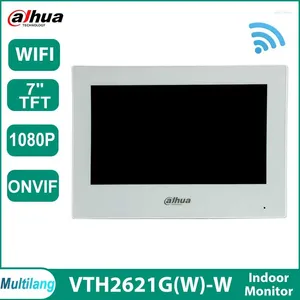 Visiophones Dahua VTH2621GW-WP WiFi 7 pouces interphone écran caméra IP moniteur intérieur maison système de sonnette sans fil PoE P2P VTH2621GW-P