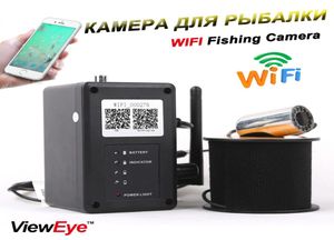 Vieweye New Visible WiFi Underwater Fishing Camera Imperproof Video Fish Finder Irwhite LED Fishcam en acier inoxydable Sea Ocean3152519