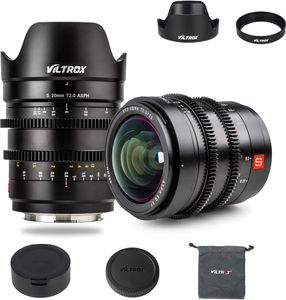 Viltrox 20mmT2.0 objectifs larges Prime Cinematic MF à monture L pour objectif de caméra Panasonic/Leica L